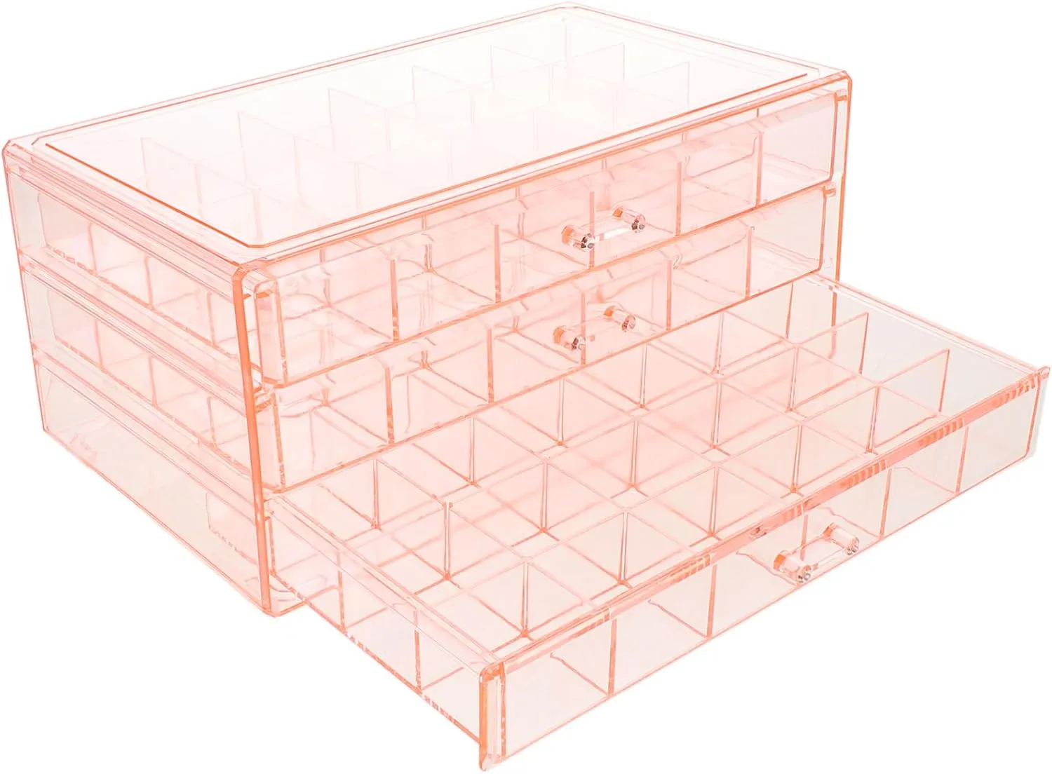Bangles Space-saving Design for Jewelry Storage Organizer Earring Box Transparent Display kingdom ghostly foresightedness immaturity flexible Case for Necklaces Bracelets and 