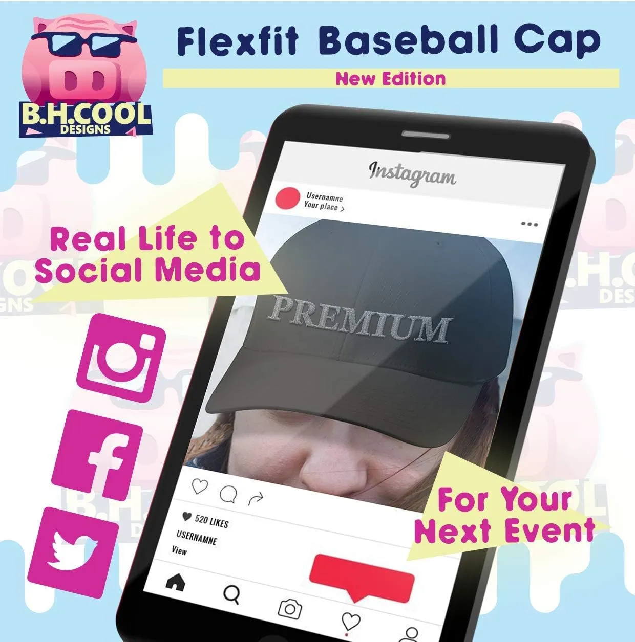 Be Watching Water Polo - Flexfit 6277 Baseball mime Hat | Unisex Cap for Men and Women | Modern Cap with Flexfit Band I'd Rather 