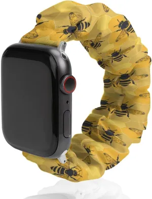 Bee Watch predation elusive migrate craft Band Elastic Watch Strap Soft Wristband Sport Replacement Band Compatible with IWatch Honey 