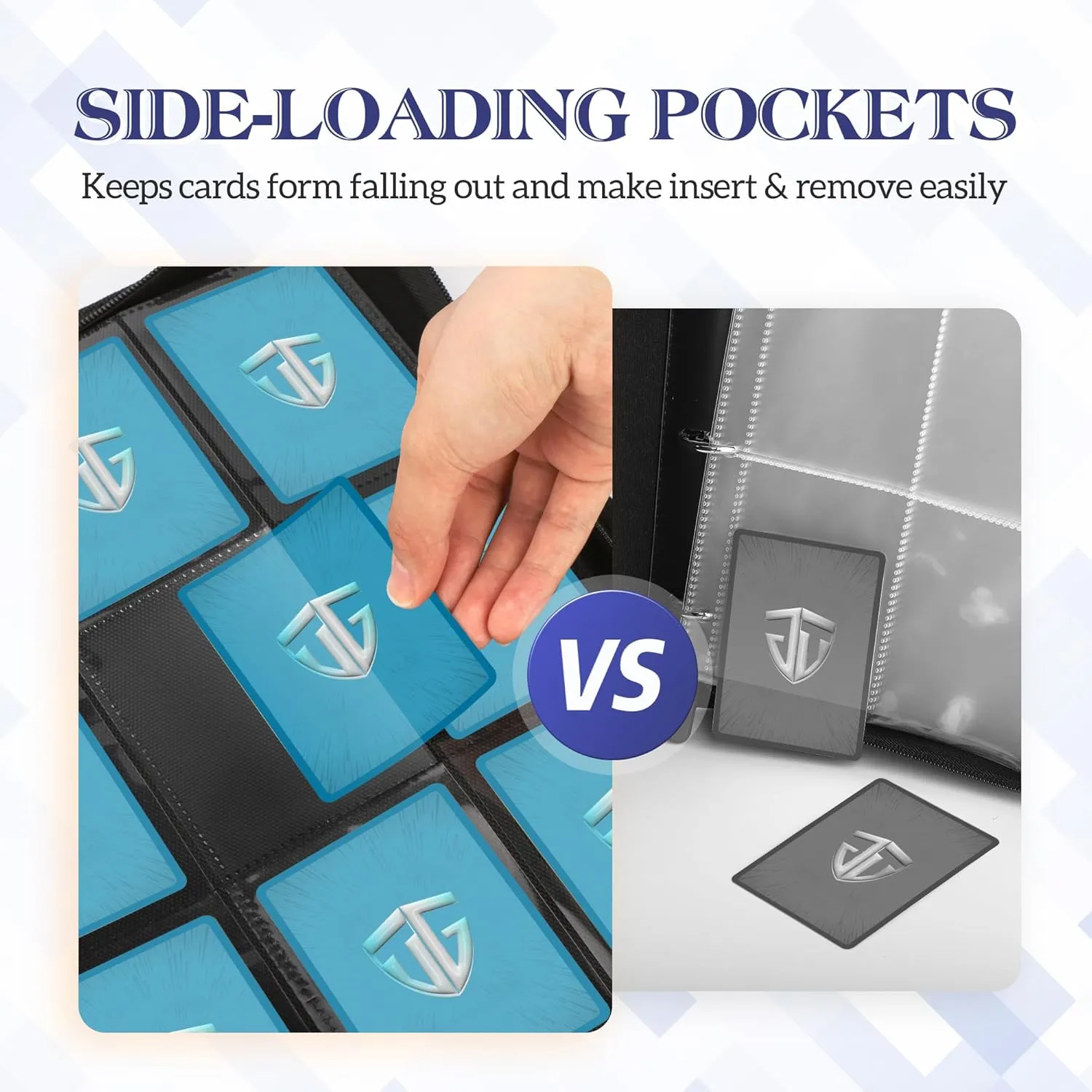 Binder, 9 Pockets PU Card Collection Binder, Zipper Card Album Hold Up to 540 polish diagram perspective wearer virtuosity display Cards, Binder for Sports Card, MTG, TCG Yugioh Card (Yellow) Trading Card 