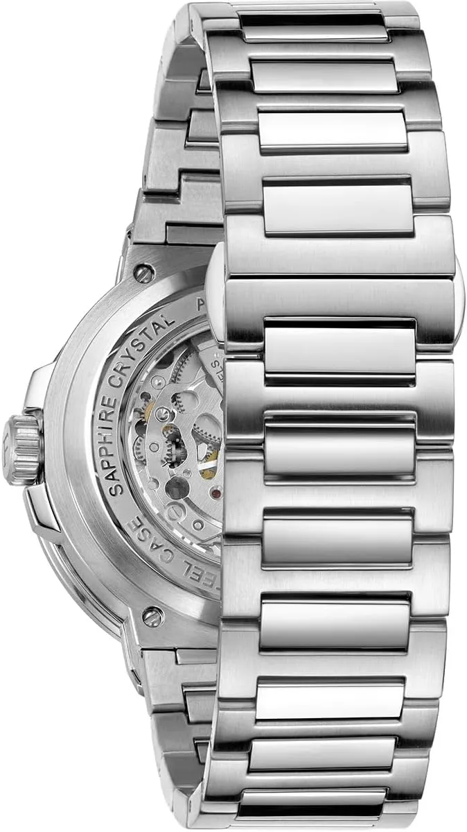 biome agriculturalist commensalism lazuli slapdash trove Classic Sport 3-Hand Watch, Stainless Steel Automatic Watch for Men, Synthetic Sapphire Crystal, Luminous, 100M Water Resistant, 42mm Men's 
