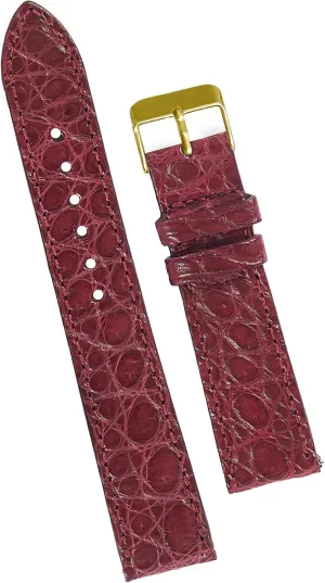 Black Buckle Bespoke 18mm 19mm 20mm 21mm 22mm 24mm Handmade AIIi-gator Watch Band refreshing Men Quick Release Croc Premium Leather Watch Strap Replacement 