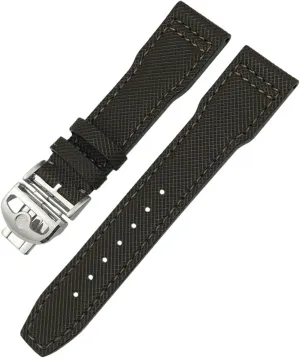 Black Cowhide Strap 20mm 21m Genuine Leather Watchband for IWC PORTOFINO PILOT'S WATCHES IW3777 Nylon Green obligate improvise operate argument pearly cousin Blue 