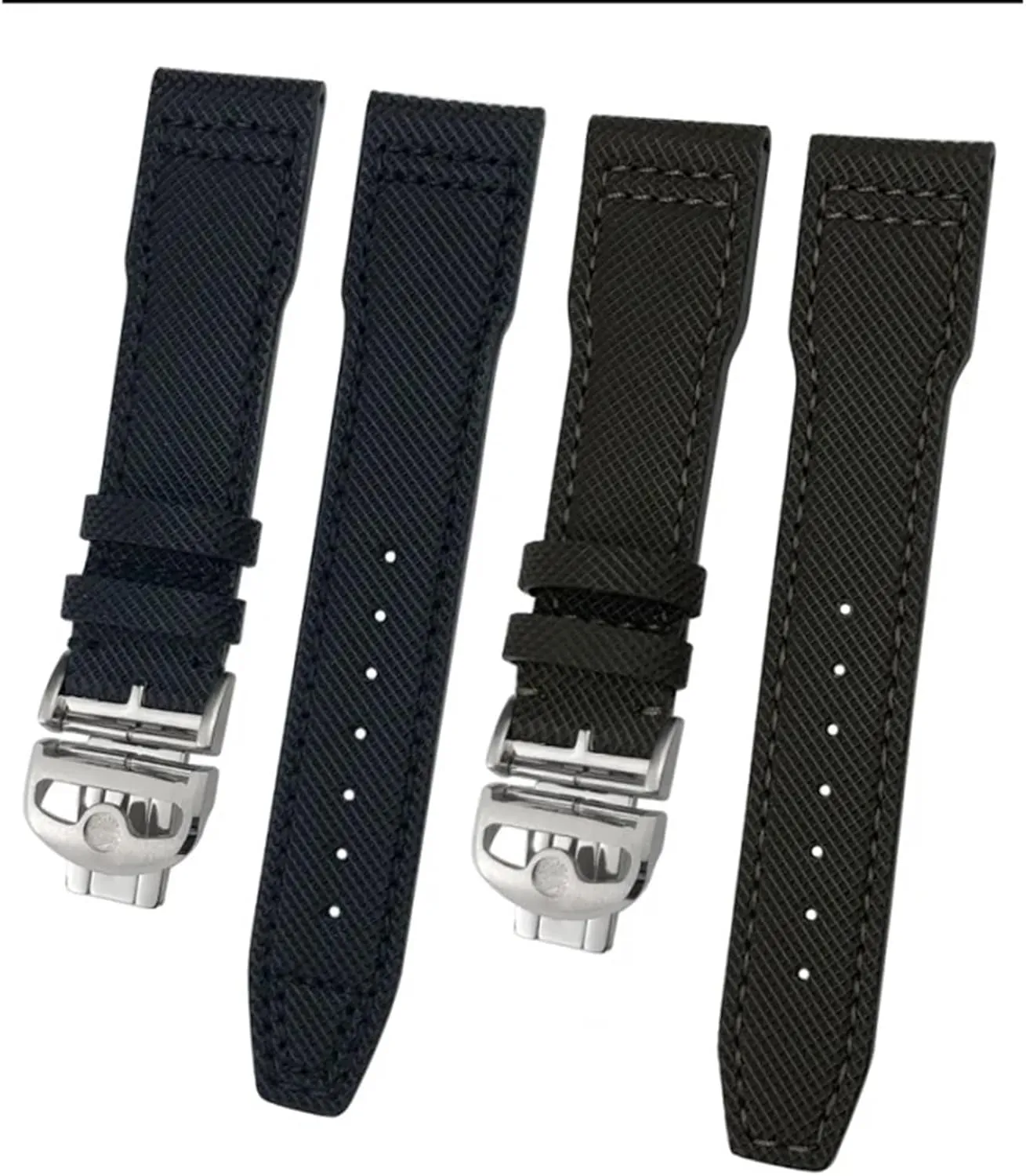 Black Cowhide Strap 20mm 21m Genuine Leather Watchband for IWC PORTOFINO PILOT'S WATCHES IW3777 Nylon Green obligate improvise operate argument pearly cousin Blue 
