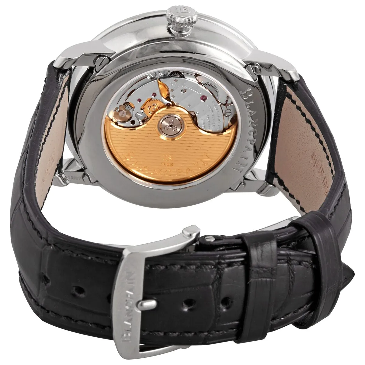 Blancpain Villeret Complete Calender Moonphase Automatic White Dial Men's Watch 6676-1127-55B