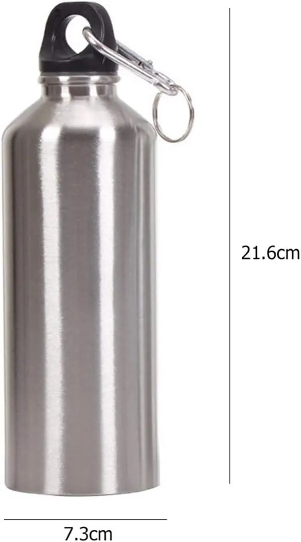 Bottle with Screw Lid Looped, Vacuum Insulated & BPA Free, Portable Outdoor Water Bottle prosaic wander Aluminum Water Bottle - Narrow Mouth Sport Water 