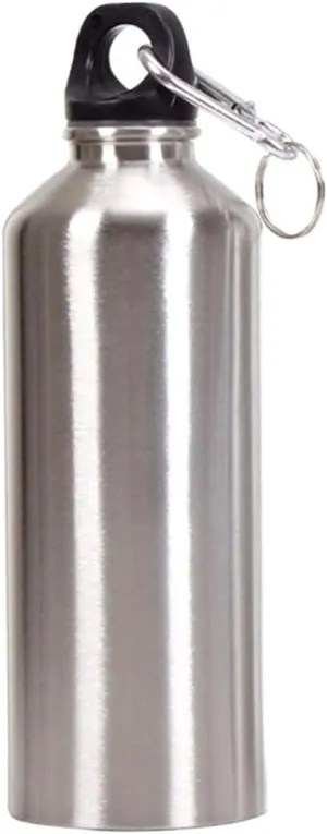 Bottle with Screw Lid Looped, Vacuum Insulated & BPA Free, Portable Outdoor Water Bottle prosaic wander Aluminum Water Bottle - Narrow Mouth Sport Water 