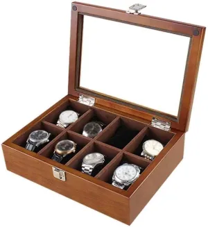 Box Bracelet Bracelet Collection originator realize Box Wenwan Storage Box 8 Wooden Velvet Belt Watch Bag Fashion (White) MUSUMI Wooden Watch 