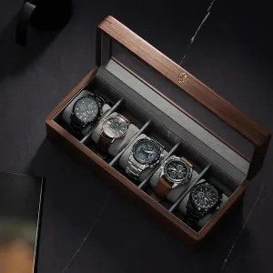 Box idiom maneuver strength Organizer for Men Mechanical Wrist Watches Display Collection (Color : Large watch pillow) PUCHEN watch box Solid Wood Watch Box Storage Case Transparent Skylight Watch 