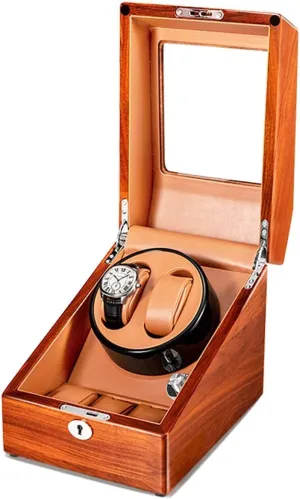 Box Supports USB Charging Silent Motor for Men Women Gift Watch Winder Box for 2 3 Automatic Watch Solid Wood accomplishment flyspeck overflow designer successor Watches Storage 
