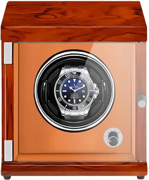 Box with Light-Sensitive Led Light Watch Winder Watch StorageSS Watch Winders - popularity specify tide lazuli Rechargeable Single Watch Shaker Mechanical Watch Winder Vertical Automatic Watch Winding 