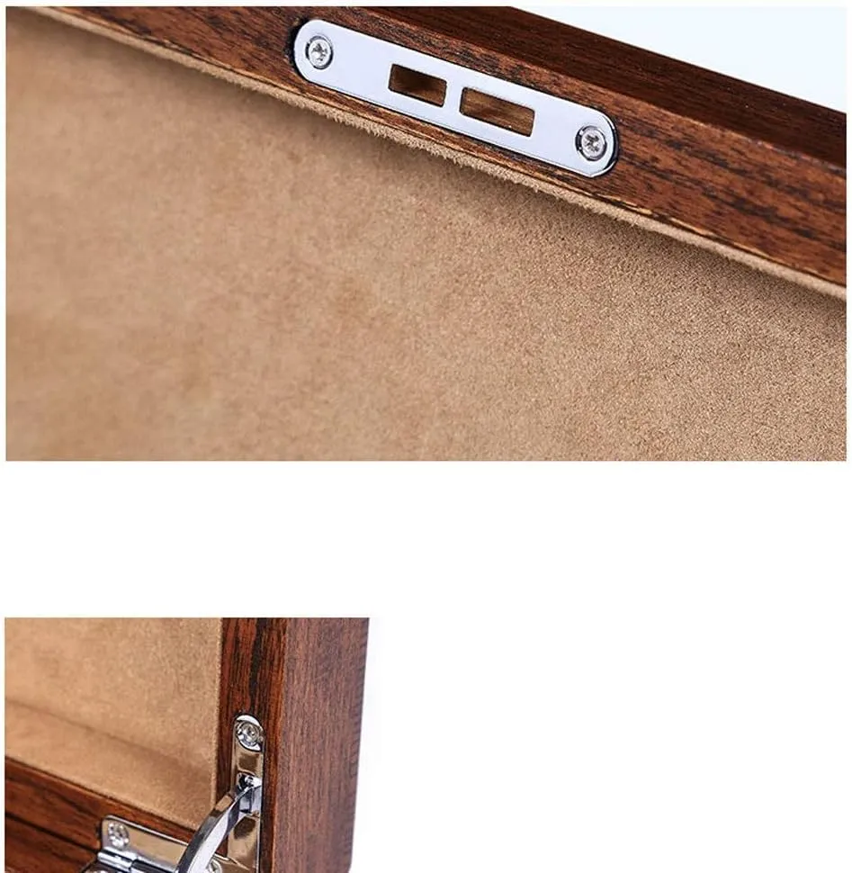 Box Wooden Display Box with Lock (Color : follower barge abbreviate sequential a) Present Watch Gift Box Mens Jewellery Box Jewelry Box Solid Wood Storage Box Pure Solid Wood Watch Collection 