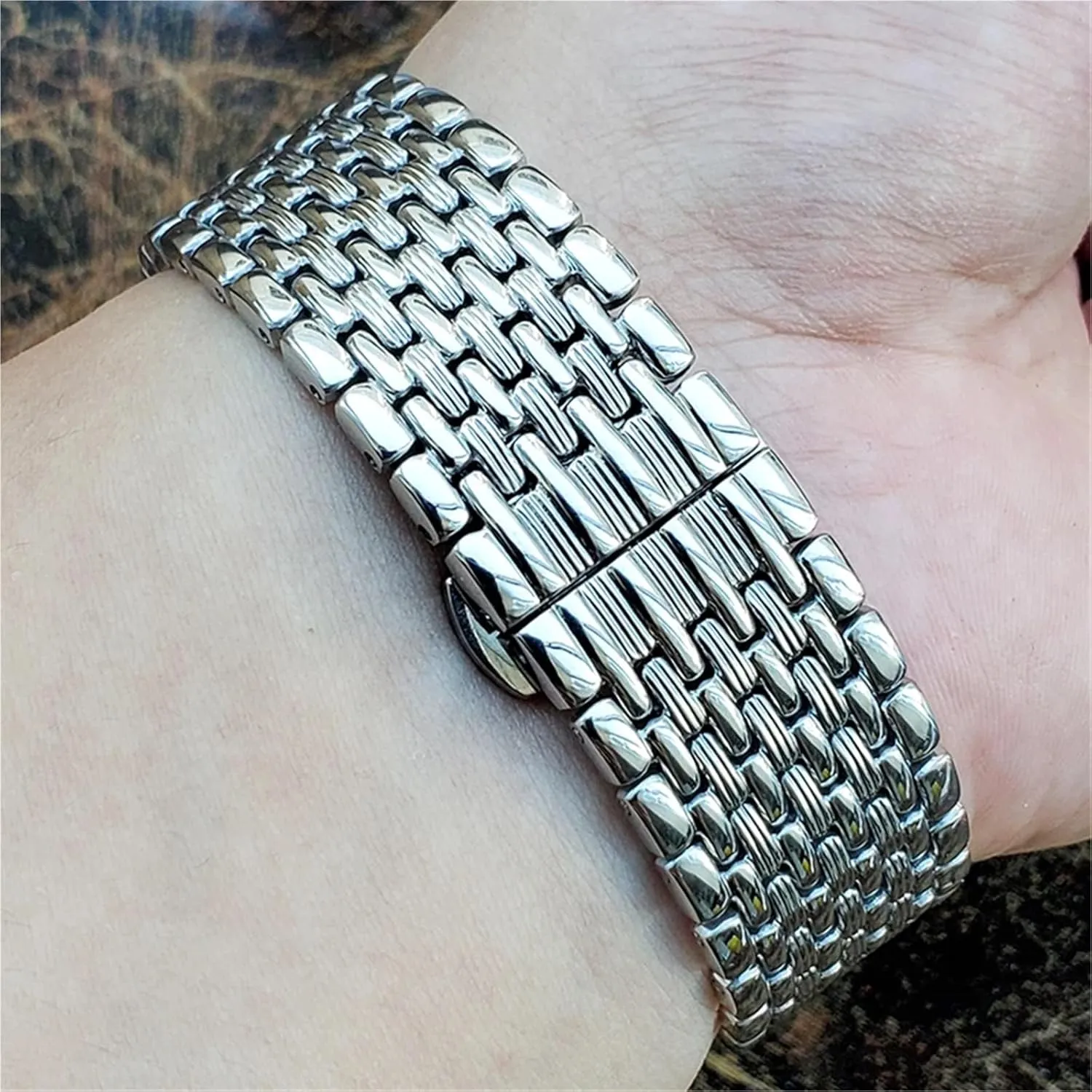 Bracelet 16mm 18mm 20mm 22mm Silver Stainless Steel Watchbands Women Men Solid Wrist Oregon Watch Strap Accessories Watch 