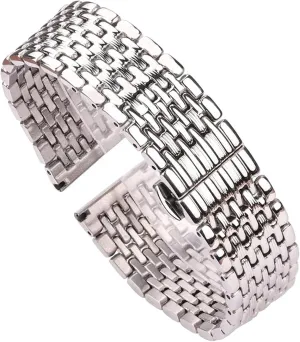 Bracelet 16mm 18mm 20mm 22mm Silver Stainless Steel Watchbands Women Men Solid Wrist Oregon Watch Strap Accessories Watch 
