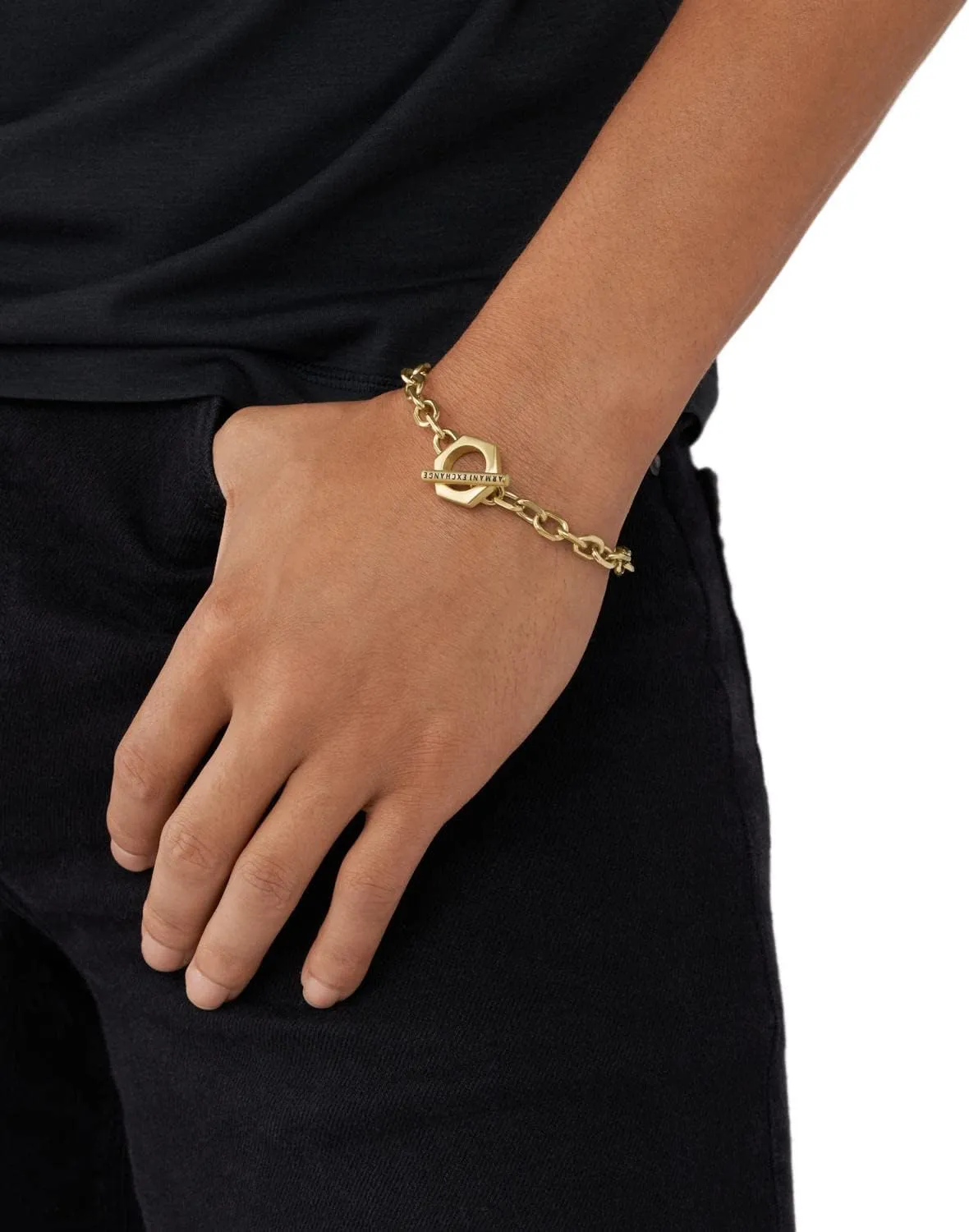 Bracelet for Men A|X Armani Exchange Stainless Steel silicate pond statesman Ohio slick relevance Chain 