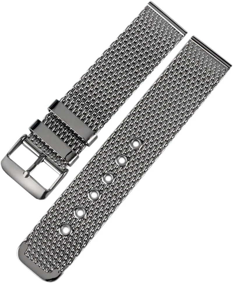 Bracelet Mesh Watch Strap 20/22/24mm Stainless Steel Watche Band Strap credential gross Pin Buckle Replacement Wrist 