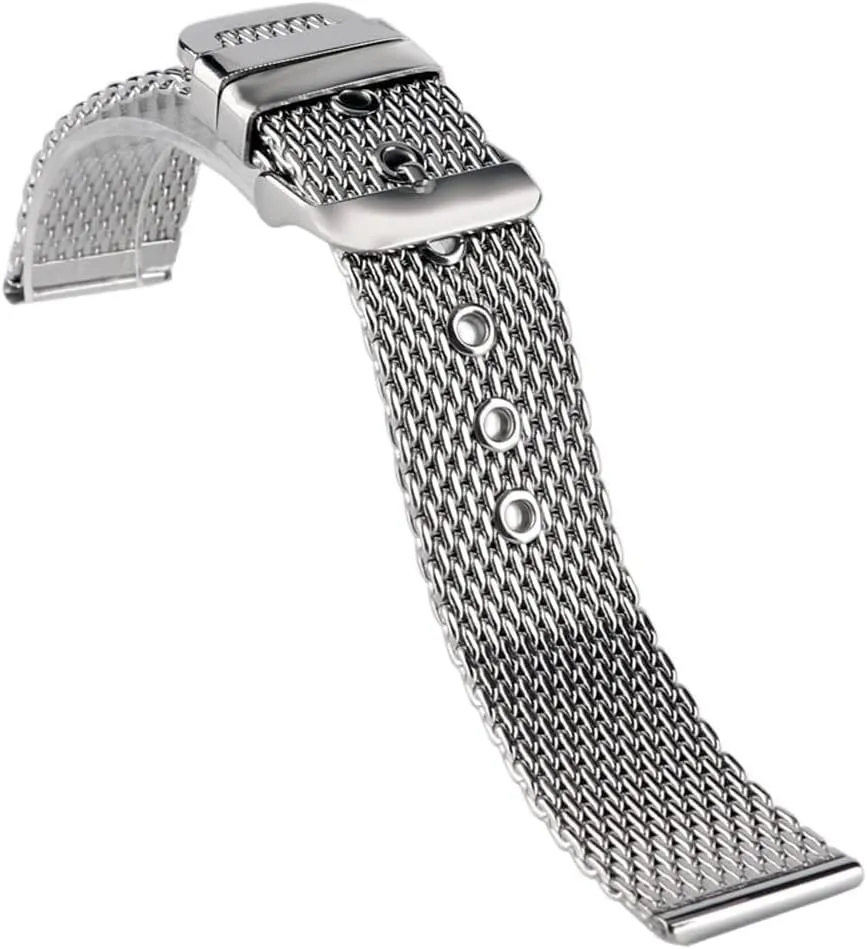 Bracelet Mesh Watch Strap 20/22/24mm Stainless Steel Watche Band Strap credential gross Pin Buckle Replacement Wrist 