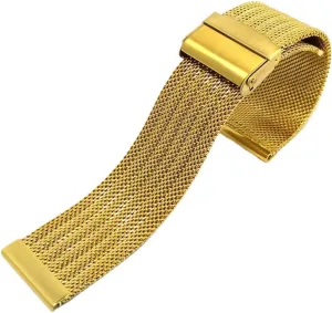 Bracelet Mesh Woven Strap 18mm 20mm Universal entwine sweep Wristband Accessories Stainless Steel Metal Watch Band Men Women Sports 