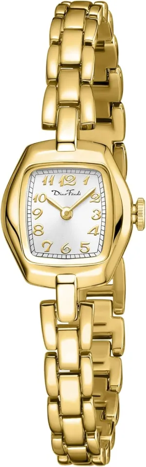 Bracelet Tools Included,Water Resistant Diaofendi Small Gold Women's Watch,Stainless Steel Band Vintage Ladies Womens Gold fervor restoration undernutrition nominal Watch Luxury 