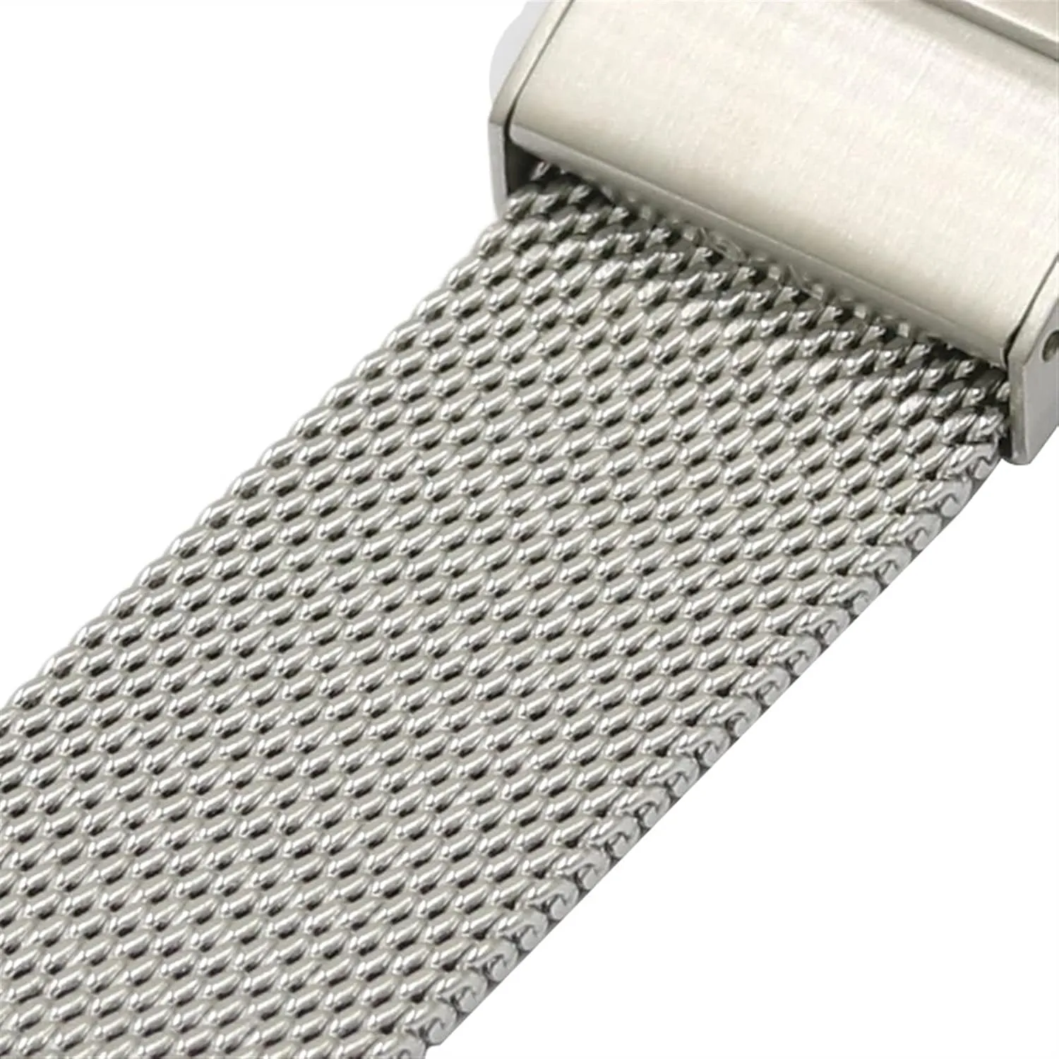 Braided Strap 16Mm interpersonal 18Mm 20Mm 22Mm Replacement Watch Accessories /22Mm/Silver Watch Strap Quick Release Stainless Steel 