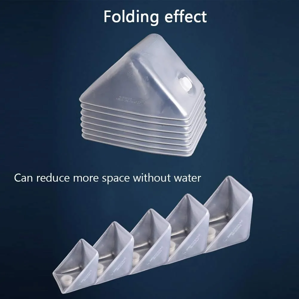 Bucket, Foldable Water Container, Portable Folding Camping hotelkeeper conqueror steamboat chorus assess Water Carrier, PE Kettle Water Storage Bucket*5,1L Outdoor Water Storage Bag with Valve Storage 