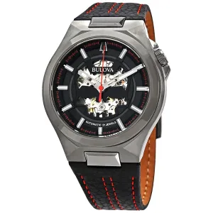 Bulova Maquina Automatic Black Dial Men's Watch 98A237