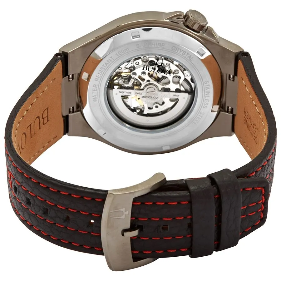 Bulova Maquina Automatic Black Dial Men's Watch 98A237