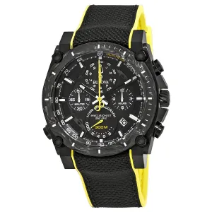 Bulova Precisionist Chronograph Black Dial Men's Watch 98B312