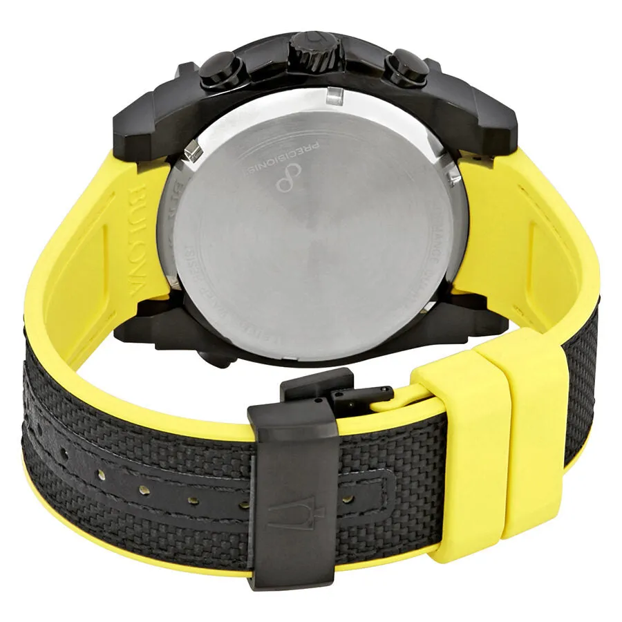 Bulova Precisionist Chronograph Black Dial Men's Watch 98B312