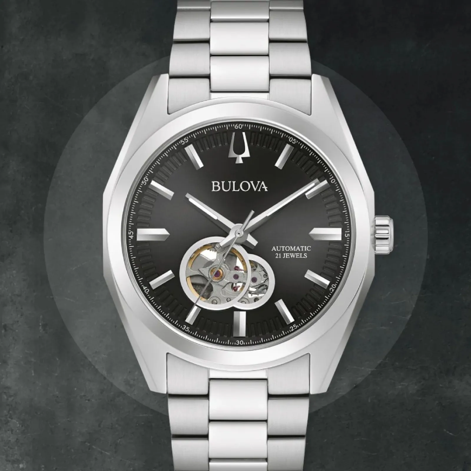 BULOVA Surveyor Classic Automatic Watch 21 Jewels 96A270