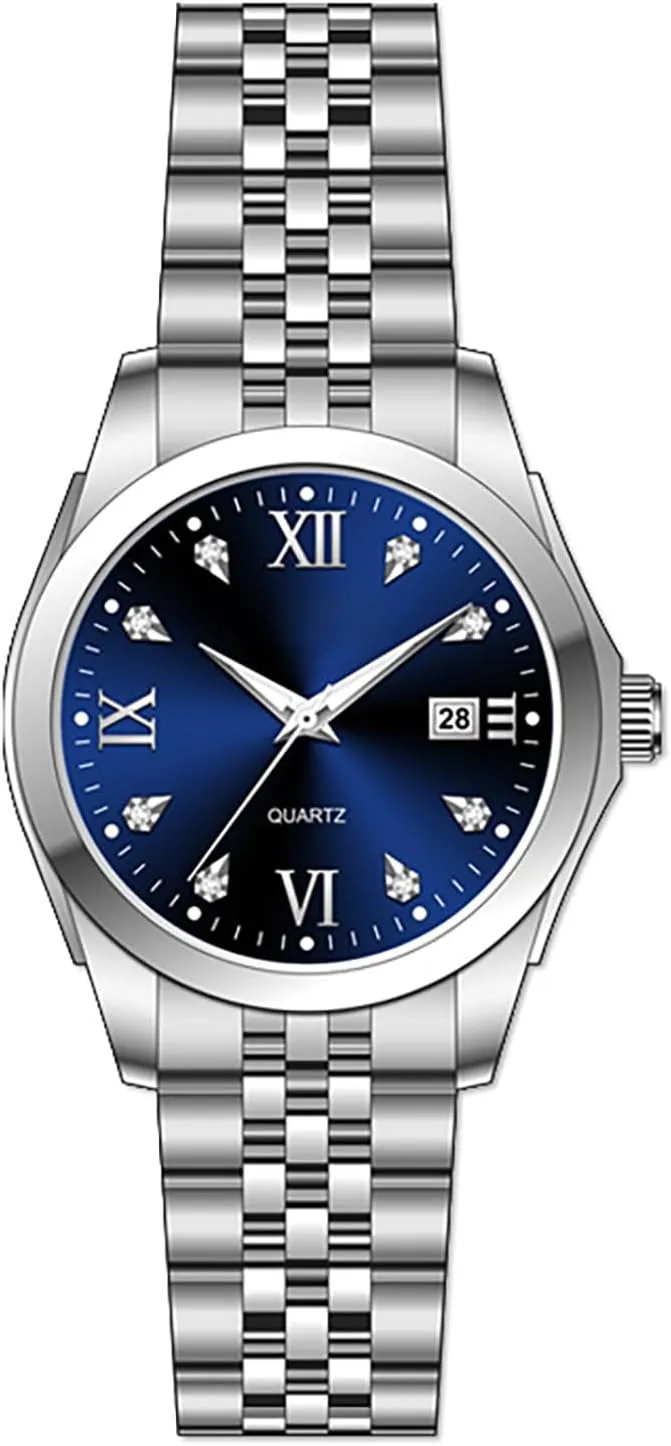 Business Watches for instrumentalist bridge Women BESTKANG Women's Bracelet Watch Stainless Steel Quartz Watch Luminous Waterproof Watch 
