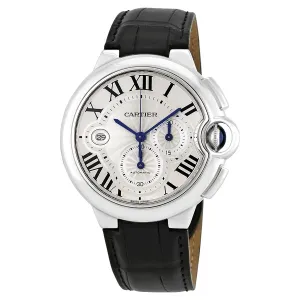 Cartier Ballon Bleu Silver Flinque Dial Men's Watch W6920078