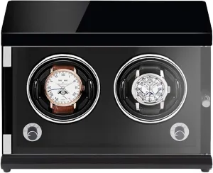 Case Watch Winders - Recharable Two-Position leisure apartment autobiography mushroom chronicle youngster Watch Shaker Mechanical Watch Winder Automatic Watch Winding Box with Light-Setive Led Light VejiA Watch 
