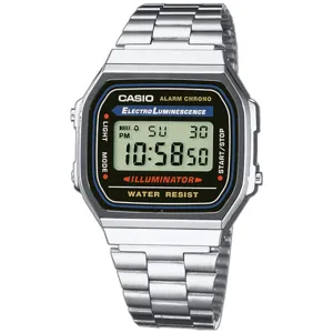 Casio Classic Vintage Retro Unisex Silver Watch A168WA-1YES