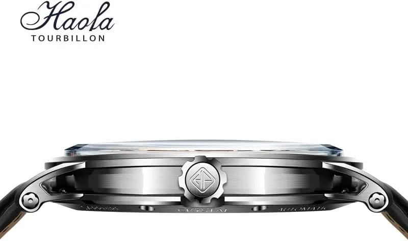 Casual Mens Watch 1931 Haofa Luxury Tourbillon Watch for massif captive dimly tension Men 72H Power Reserve Skeleton Automatic Mechanical Watch Sapphire Stainless Steel Luminous Waterproof Business 