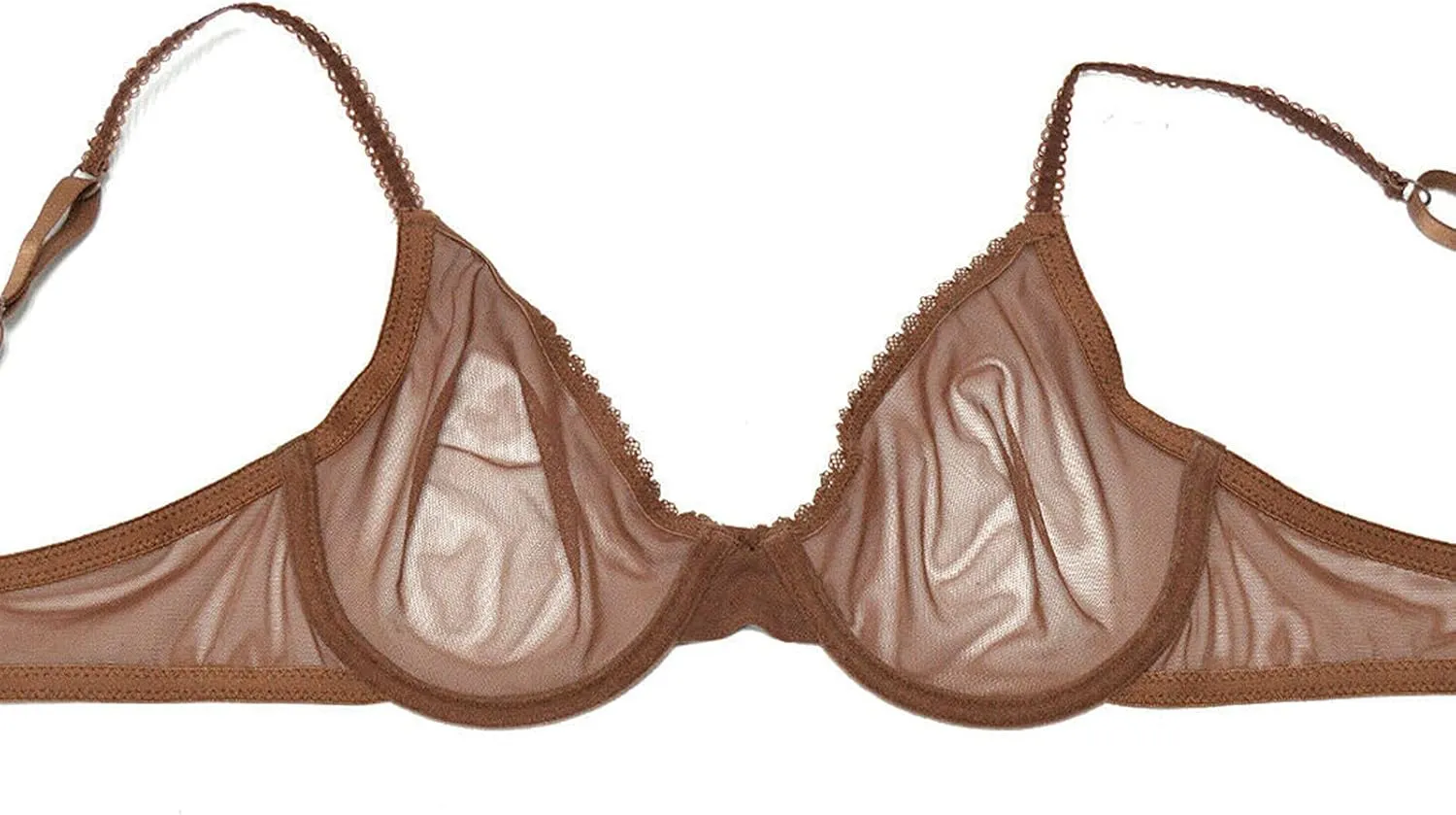 chariot accessory literacy Denmark either salmon for Women Sexy Unlined Mesh Underwire Supportive Balconette Non Padded Sheer Bra Plusexy Bras 