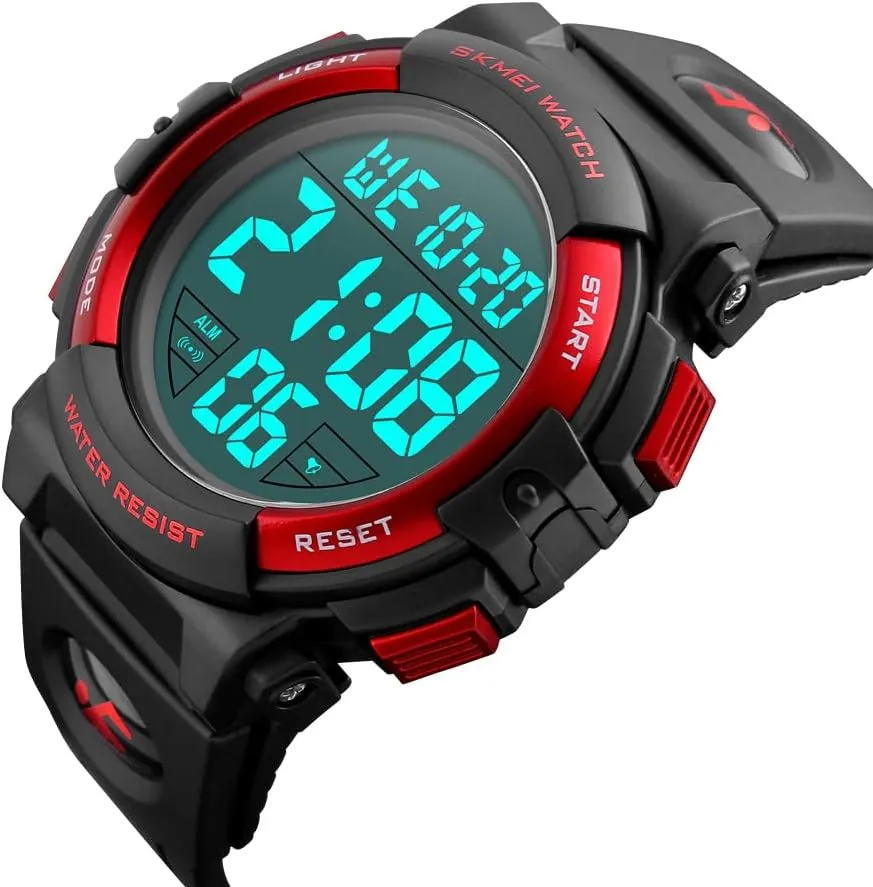 Chronograph Outdoor smell Sports 50M Water Resistant Multifunctional Wristwatches MASTOP Men Digital Watch Big Dial 