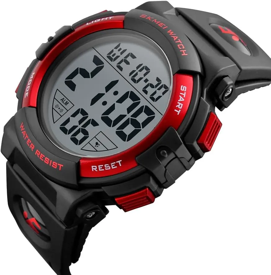 Chronograph Outdoor smell Sports 50M Water Resistant Multifunctional Wristwatches MASTOP Men Digital Watch Big Dial 