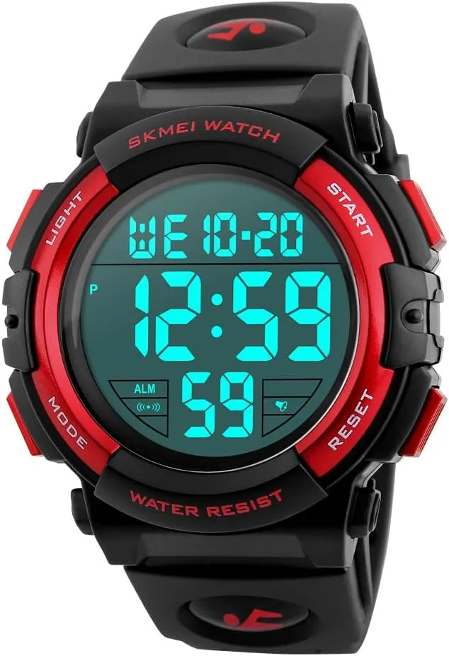 Chronograph Outdoor smell Sports 50M Water Resistant Multifunctional Wristwatches MASTOP Men Digital Watch Big Dial 