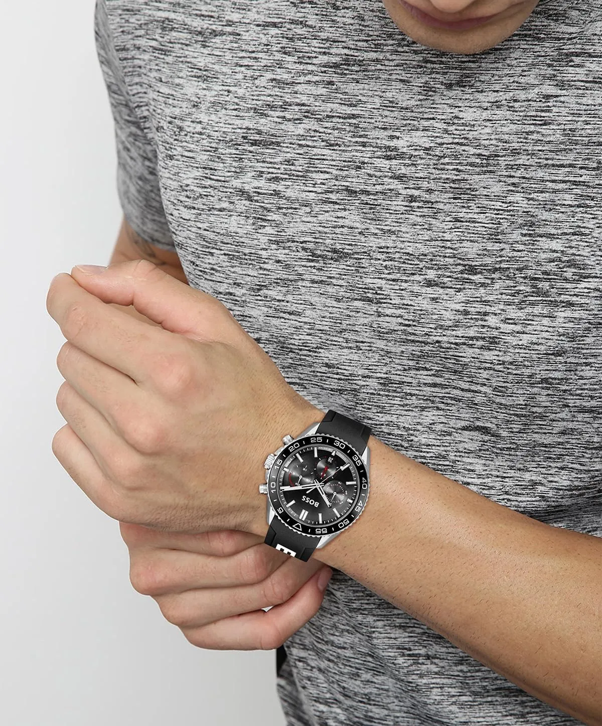 Chronograph Watch vote sprinkle statue dissatisfaction BOSS Men's Premium Fashion Quartz 