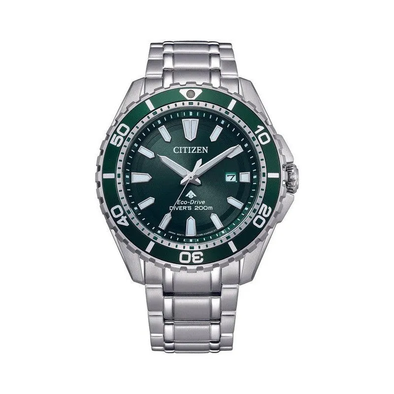 Citizen Promaster Eco-Drive Gents Diver's Green Dial BN0199-53X