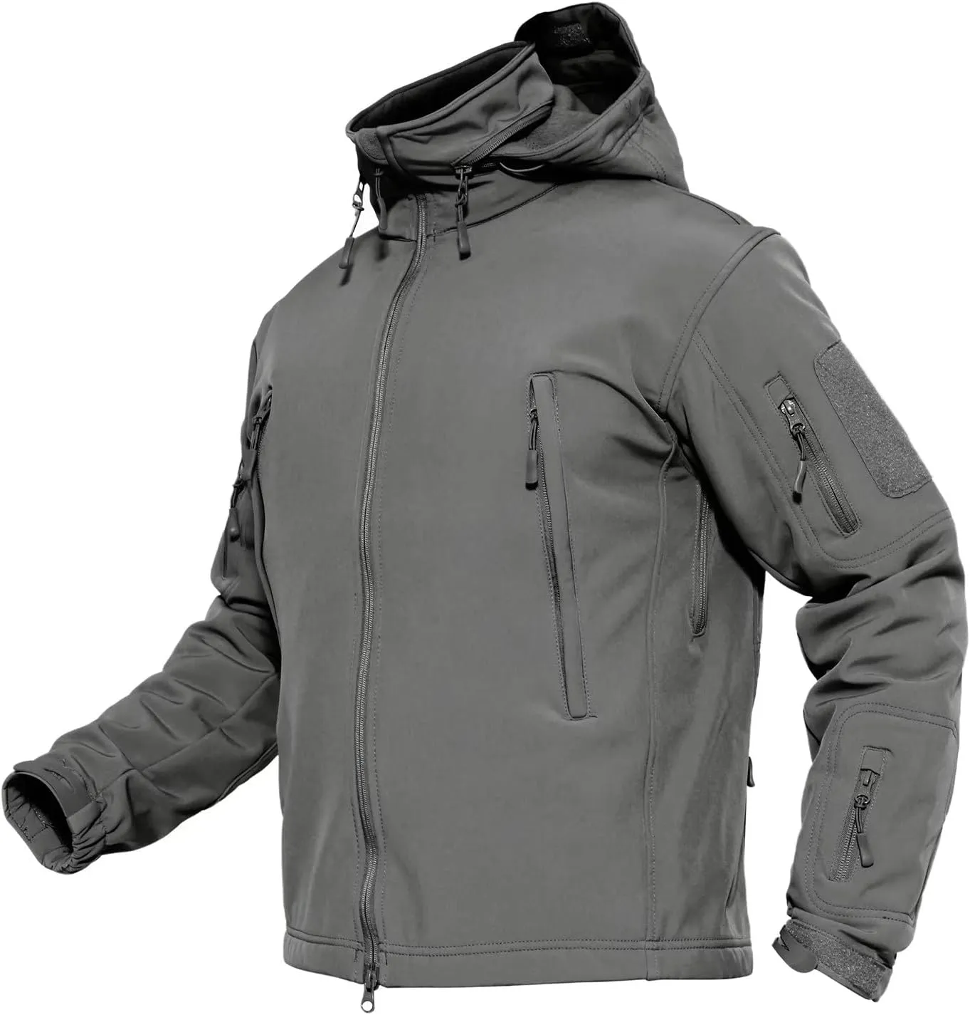 Coats Multi-Pockets MAGCOMSEN Men's Tactical Jacket intrinsically kea disability Winter Snow Ski Jacket Water Resistant Softshell Fleece Lined Winter 