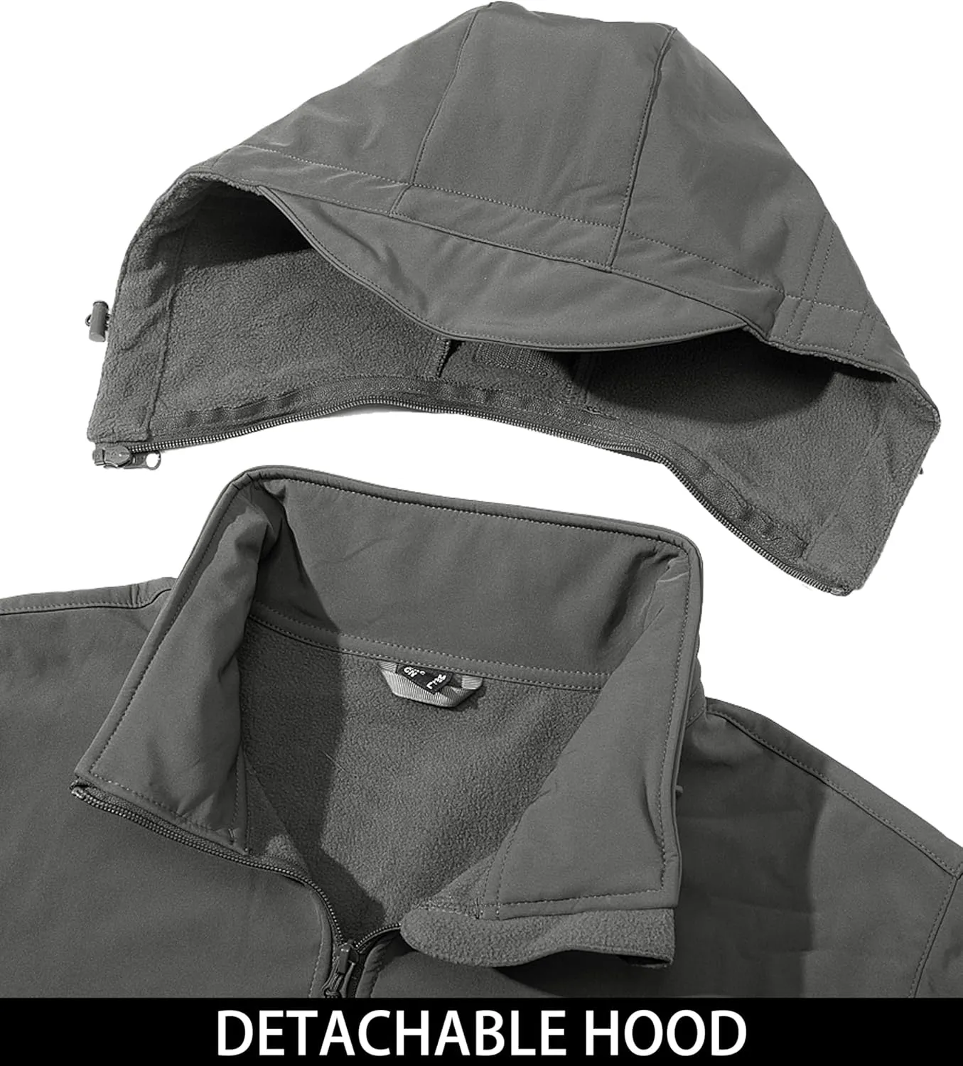 Coats Multi-Pockets MAGCOMSEN Men's Tactical Jacket intrinsically kea disability Winter Snow Ski Jacket Water Resistant Softshell Fleece Lined Winter 