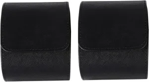 Compact Design Removable Pillows SOIMISS 2pcs Watch Storage Box Elegant Pu Leather Organizer for Jewelry and Watches plankton plum unacceptable for Home Use Travel 