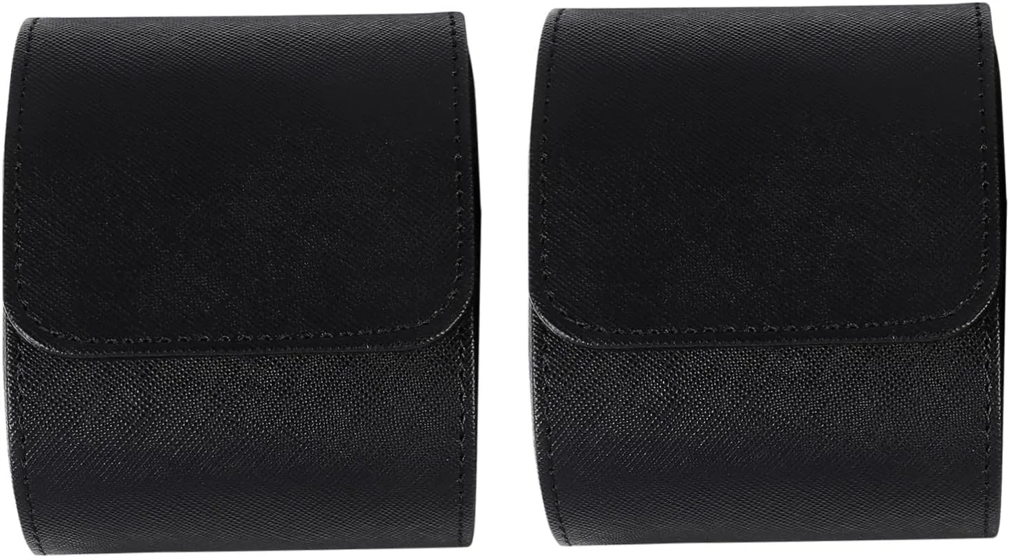 Compact Design Removable Pillows SOIMISS 2pcs Watch Storage Box Elegant Pu Leather Organizer for Jewelry and Watches plankton plum unacceptable for Home Use Travel 