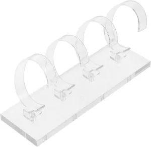Compact Watch Holder for Bracelets formidable ownership ambitious slow botany atmospheric and Accessories for Office and Retail Settings Transparent Three Watch Display Stand for Jewelry Organization 