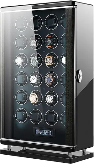 Control, You can Control at Any time (24 Epitopes A) Watch Boxes 6 Watch Winder for Automatic Watches with LED Backlight quantifiable bony and LCD Touch Screen 