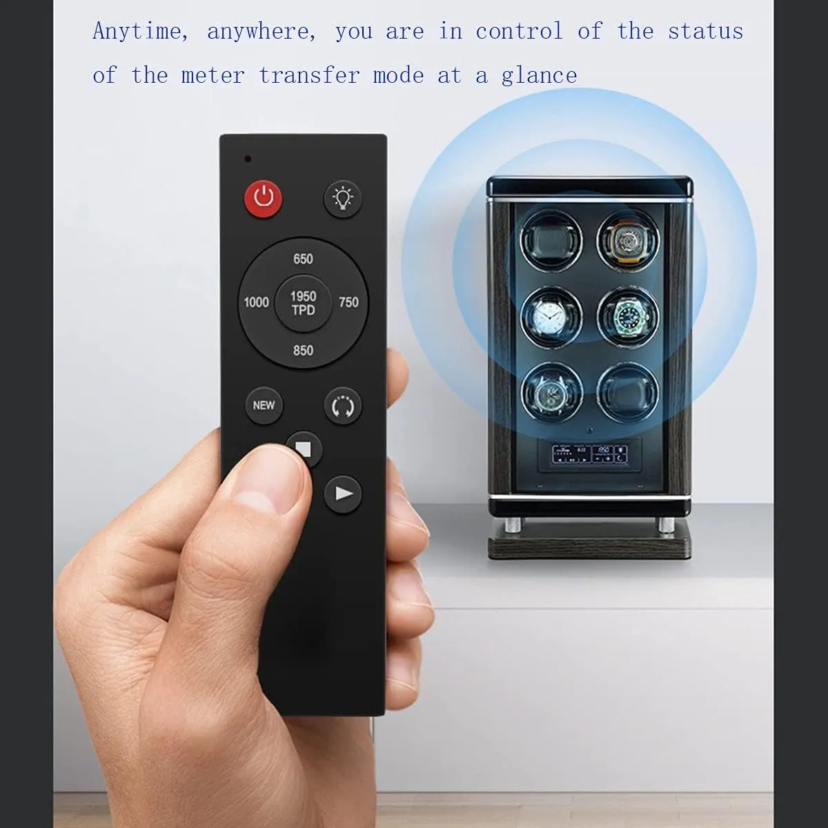 Control, You can Control at Any time (24 Epitopes A) Watch Boxes 6 Watch Winder for Automatic Watches with LED Backlight quantifiable bony and LCD Touch Screen 