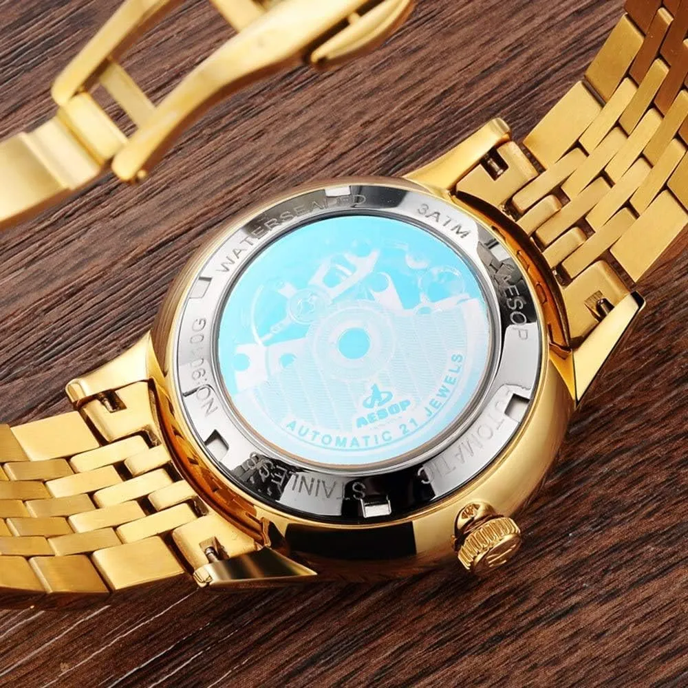 Couple Watches Sapphire reputation Business Men Women Couple Set Automatic Mechanical Stainless Steel Waterproof Watches MASTOPHis and Her 