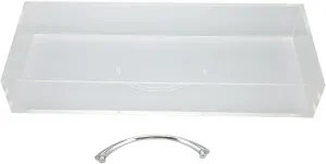Cover Moistureproof Anti dust Tray Storage Box for Watches Movement Parts Transparent Dustproof Box Large Capacity Good Watch Dustproof Box with Handle for Watch bony Movement Dust 